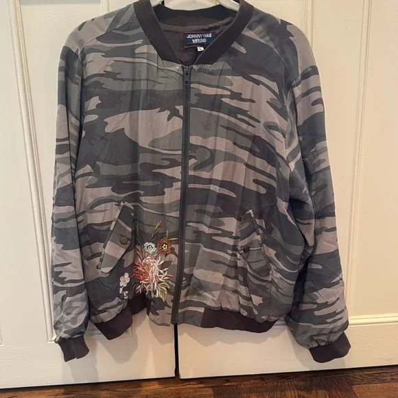 Johnny Was Embroidered Bomber Jacket - Picture 2 of 8